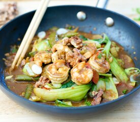 Walnut Chicken/Shrimp Stir-Fry