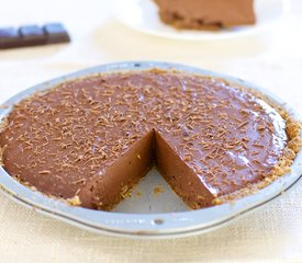 Chocolate Silken Tofu Pie