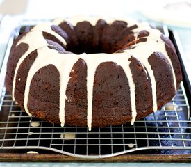 Chocolate Zucchini Rum Cake