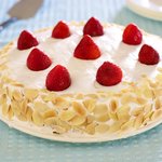 The Meringue frosting is fluffy and so light.