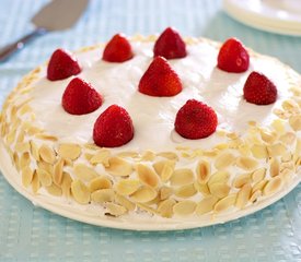 Strawberry Meringue Cake