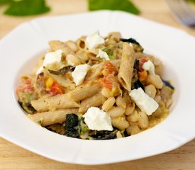 Fennel, Zucchini and White Bean Pasta