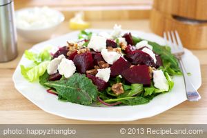 Roasted Beets and Goat Cheese Salad