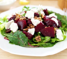 Roasted Beets and Goat Cheese Salad