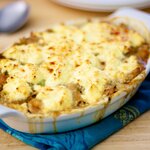 Ricotta Chicken, Noodle and Broccoli Casserole