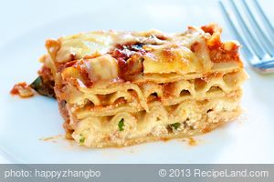Cheesy Vegetable Lasagna recipe