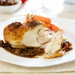 Thyme-Roasted Chicken Breast with Morel-Madeira