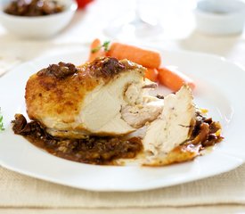 Thyme-Roasted Chicken Breast with Morel-Madeira