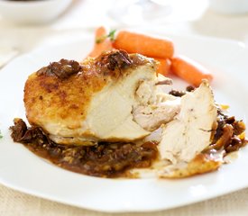 Thyme-Roasted Chicken Breast with Morel-Madeira