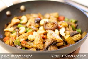 Chicken with Stir-Fry Vegetables recipe