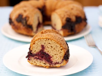 Almond Cherry Bundt Cake