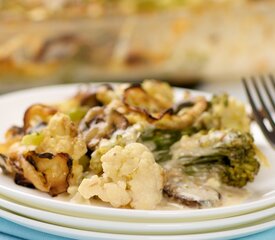 Simple Broccoli Cauliflower Casserole