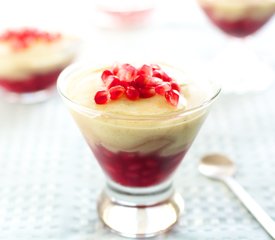 Vanilla Bean and Pomegranate Parfaits