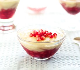 Vanilla Bean and Pomegranate Parfaits