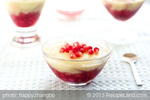 Vanilla Bean and Pomegranate Parfaits