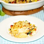 Black Bean Nacho Gratin