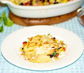 Black Bean Nacho Gratin