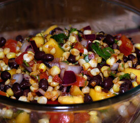 Roasted Corn, Black Bean and Mango Salad