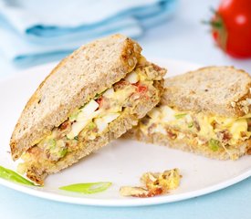 Bacon, Egg and Tomato Salad Sandwiches