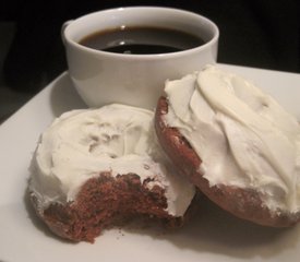 Baked Red Velvet Donuts