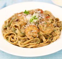 Fettuccine with Shrimp And Cream Sauce