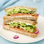 Smoked Salmon Hero Sandwich
