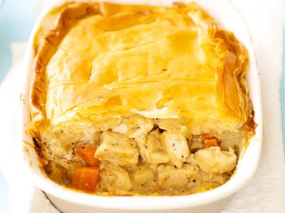 Phyllo Chicken Pot Pie