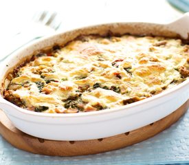 Mother's Day Ham and Cheese Breakfast Casserole