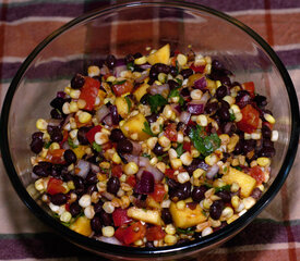 Roasted Corn, Black Bean and Mango Salad