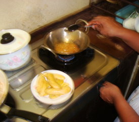 Homemade  Fried Bananas