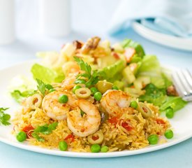 Shrimp And Yellow Rice