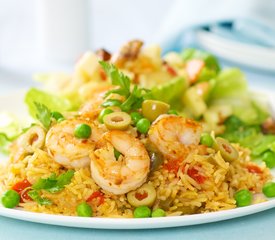 Shrimp And Yellow Rice