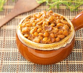 Slow cooker Baked Beans