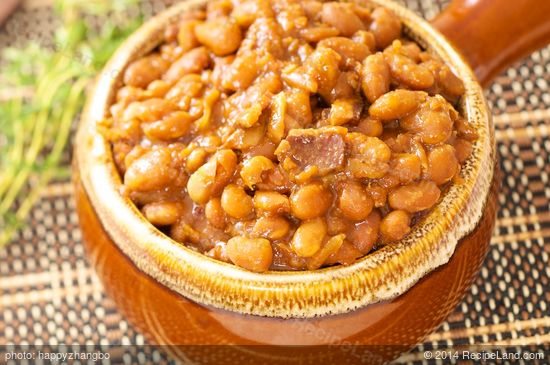 Crock Pot Baked Beans Recipe | RecipeLand