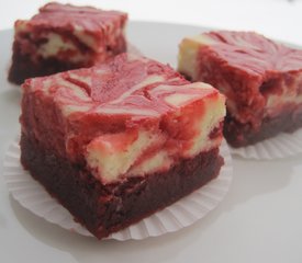 Red Velvet Cheesecake Swirl Brownies