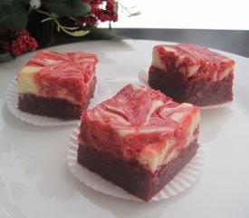 Red Velvet Cheesecake Swirl Brownies