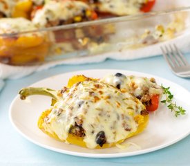 Smoked Corn Stuffed Pepper