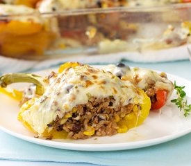 Smoked Corn Stuffed Pepper