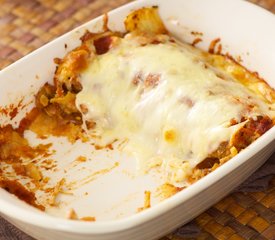 Chicken and Bean Enchiladas