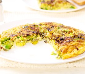 Brussels Sprouts and Mushroom Frittata