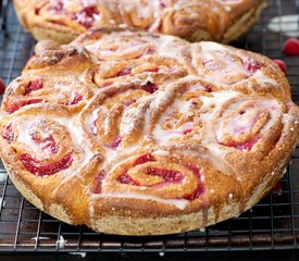 100% Whole Wheat Cranberry Cinnamon Rolls