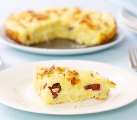 Potato Salami Cake