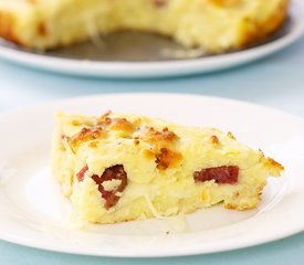 Potato Salami Cake