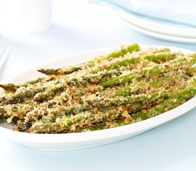 Roasted Parmesan and Panko Asparagus