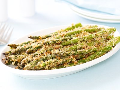 Roasted Parmesan and Panko Asparagus