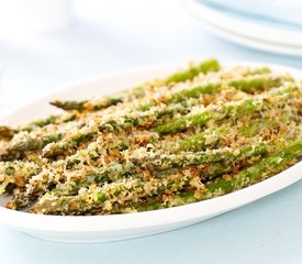 Roasted Parmesan and Panko Asparagus