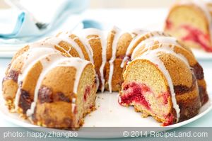 Cranberry Swirl Coffee Cake (Healthier Version)