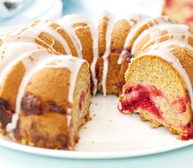 Cranberry Swirl Coffee Cake (Healthier Version)