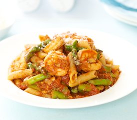 Shrimp, Asparagus, and Penne Pasta