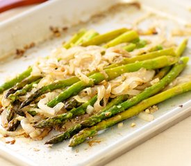 Roasted Asparagus with Sweet Onion